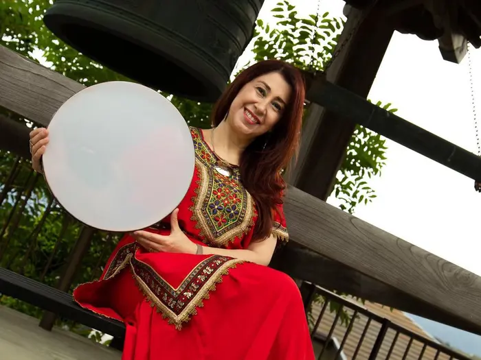 دف نوازی ناهید نیکزاد