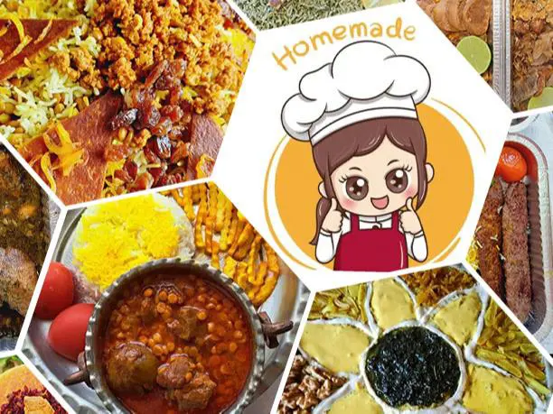 غذای خانگی خوشمزه Delicious