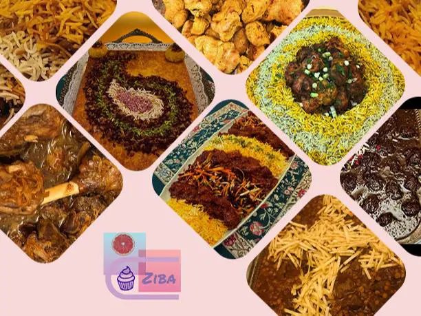 کترینگ غذاهای ایرانی یونانی زیبا